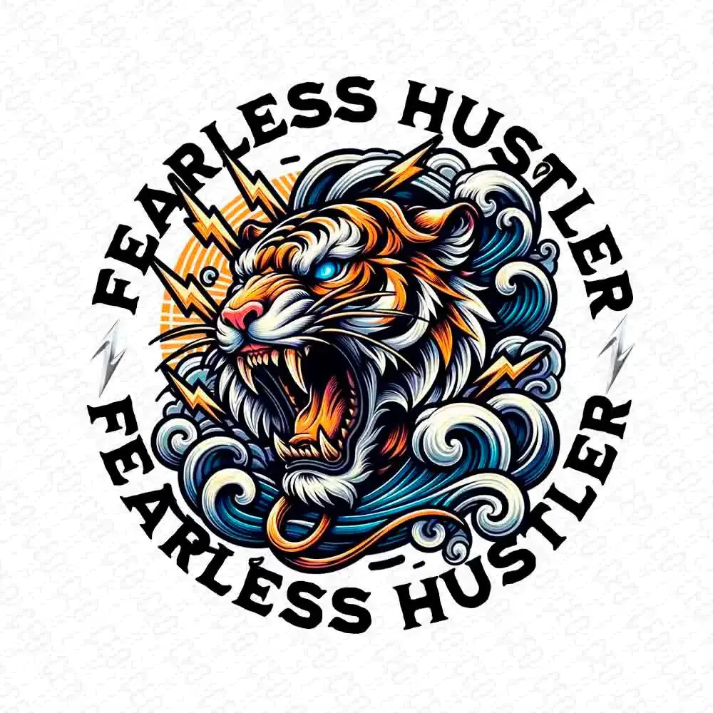 Fearless Hustler Back Print Unisex Hoodie